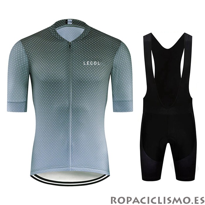 2020 Maillot Le Col Tirantes Mangas Cortas Gris